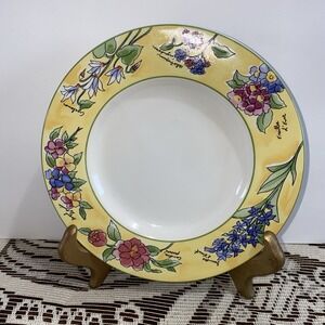 SAKURA Saucer Dessert Plate Creme Brulee Series 1995 SUE ZIPKIN Floral